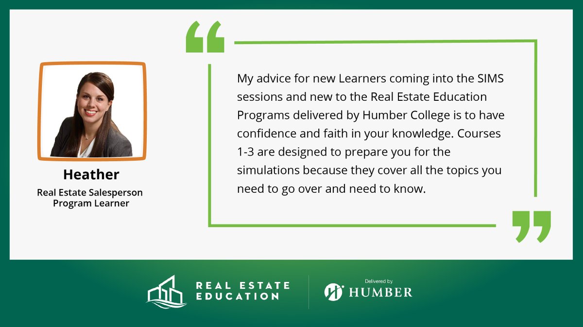 Humber Real Estate Education Humber Re Twitter