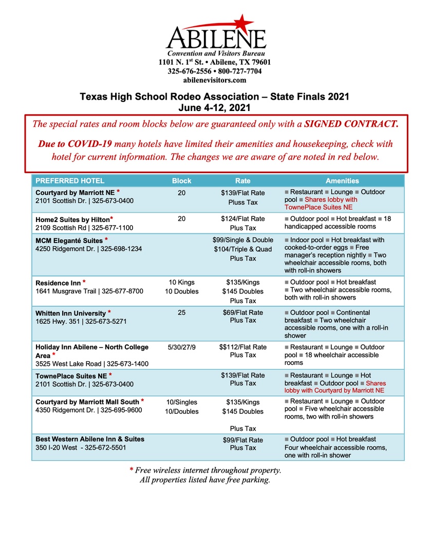 Book your Abilene Hotels Now!