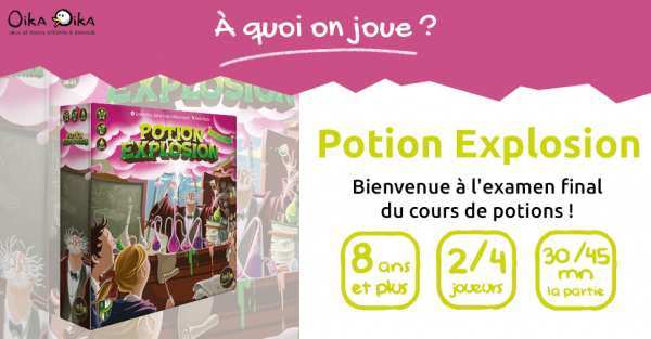 À quoi on joue ? - Potion Explosion ⚗️
Bienvenue à l'examen final du cours de potions !

Pour préparer vos potions, prenez une bille ingrédient dans le distributeur à chaque tour et provoquez des co... #maoikafamily maoikafamily.popsell.com/caroline-90824…