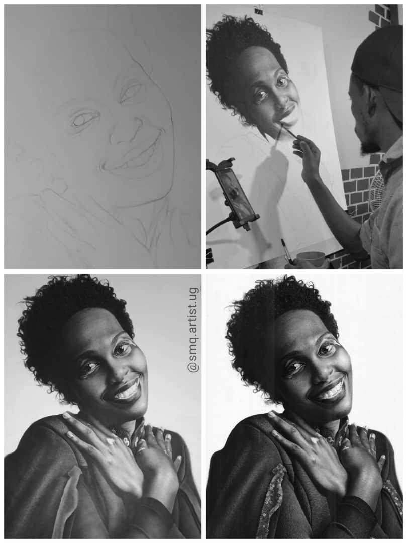 @MartinSenkubuge I must testify that your blessed and your hands are magical, have watched you from day one in p.2 and seeing this plus how it gets better each day 👏🏻makes me feel proud. Guys check out his amaizing work and retweet. #artontop #smq #ugartist