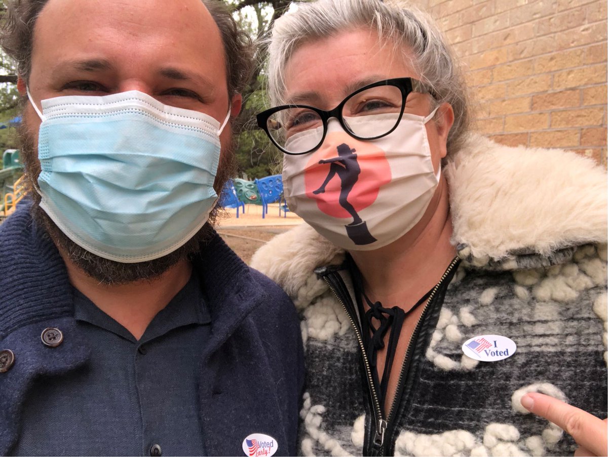 Voted ✅

No line + this sexy beast to keep me company. 

Need a voter guide? Check out my friends over at <a href="/TheRabbleTX/">The Rabble Podcast</a> for some guidance 🔥