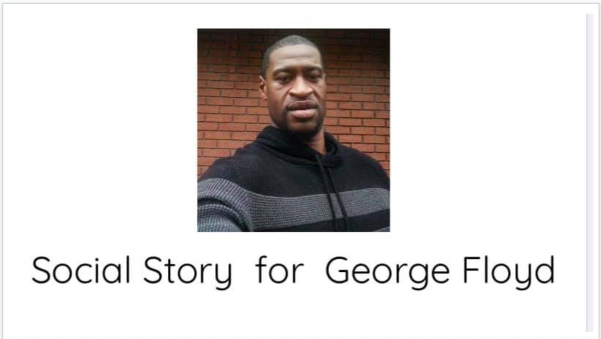 The teachers are told to share a "social story" presenting the case in racial terms: "George Floyd was killed by a police officer"; "Mr. Floyd was African American, the officer was white." The lesson teaches that for years, "some police officers have hurt African Americans."