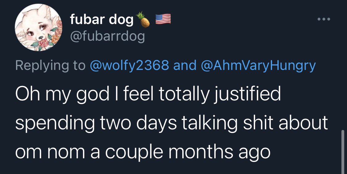 Omnom_squirrel's tweet image. Sometimes Twitter really does make the serotonin flow. 

Today is one of those days.