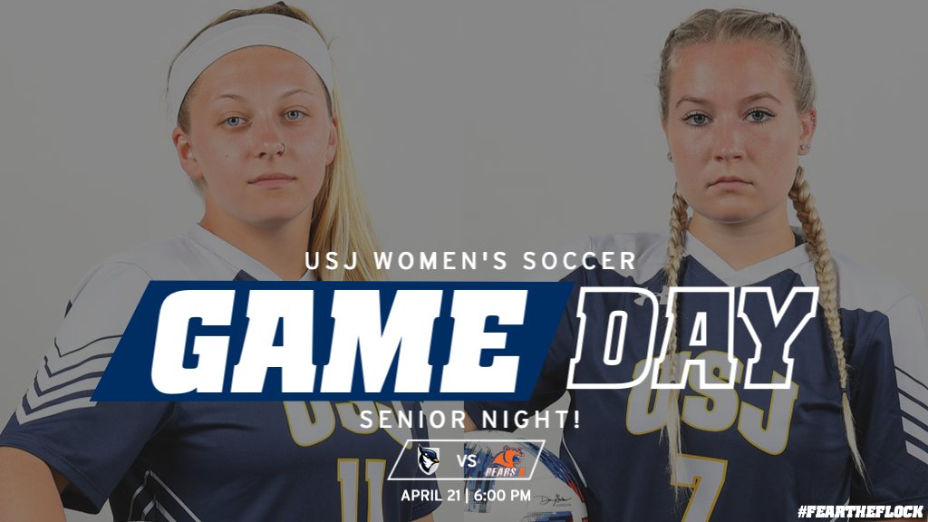 #GAMEDAY | It’s Senior Night on the USJ Soccer Field as the Blue Jays host Coast Guard in the first of back-to-back fixtures with the Bears. Link to watch ⬇️

⏰: 6:00 PM
🆚: @CoastGuardBears 
📍: USJ Soccer Field
📺: bit.ly/3gzoXBv
#FearTheFlock | #GoBlueJays | #d3soc
