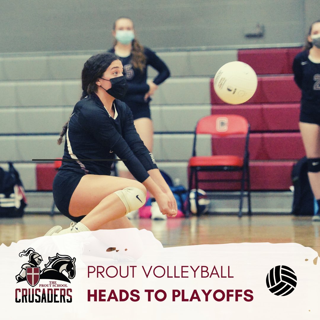 Exciting news: two Crusader athletic teams are on their way to the playoffs. Congratulations to girls volleyball and the Exeter-West Greenwich/Prout co-op football team. Let’s go, Prout!
