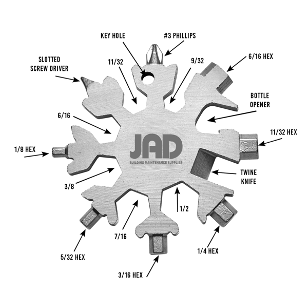 GarudaPromo's tweet photo. Are you a #multitool type? This 2 1/5” Diameter with 16 tools in one uniquely-shaped keychain device with keep you ready on the go.  #outdoor #corporategifts https://t.co/kdvjJwRq2Q