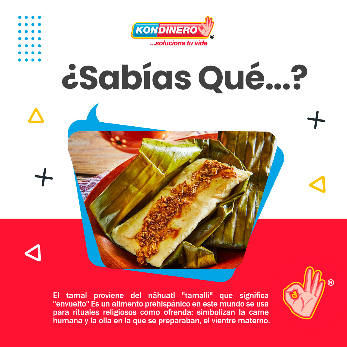 Reclutamientokd's tweet photo. Existen más de 500 variedades de tamales en México.🇲🇽 #reclutamientokondinero #ReactivemosMéxico #ElCréditoQueNosUne #SabíasQué #Tamal https://t.co/gS31MbCH53