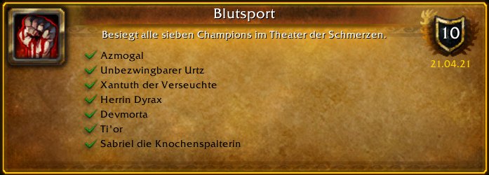 Chris84MS's tweet photo. Ich habe gerade den Erfolg "[Blutsport]" bekommen! #Warcraft https://t.co/Wb05SKahT7