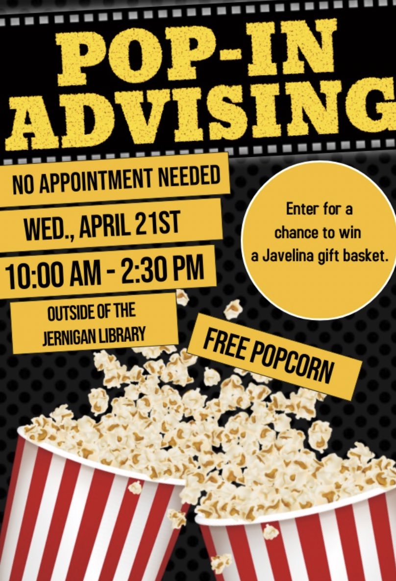 TAMUK_CFSS's tweet photo. One more hour! Come pop in to visit with an advisor. Get registered for summer and fall 2021. 

Don’t wait! 

No appointment needed! https://t.co/yMpGoLfUQA