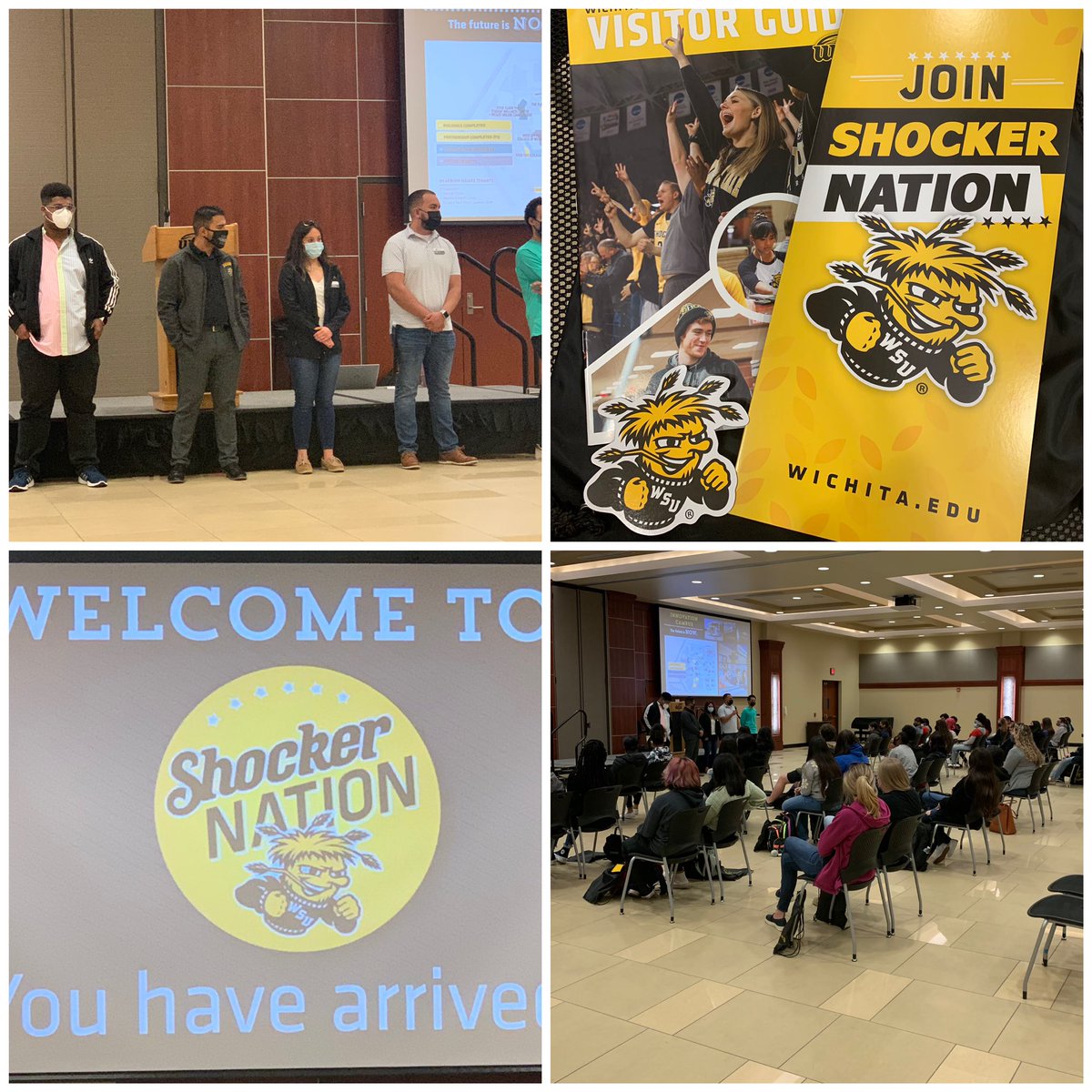 WPSAVID's tweet photo. East and South high students take advantage of valuable information and resources at @WichitaState’s AVID Day! #AVID4College #SouthHighAVID #EastHighAces #AVIDStrong https://t.co/rlki7Fo1zl
