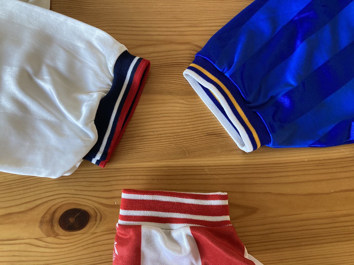 thejerseydudek's tweet photo. Midweek #Hobott appreciation tweet.. Hobott, along with Spall, are the greatest shirt manufacturers there were in my opinion. Material, badges, material, cuffs - they nailed it...

Anyone got any hobott shirts? Here’s a trio of mine #WAFC #RAFC #SUFC https://t.co/DQSHTrkLJW
