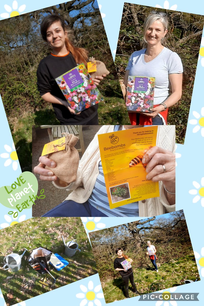 Nicolawinter4's tweet photo. Theses wonderful ladies have been giving up their spare time to help plant friendly wildlife flowers ! 🌸@work #BeKind @CommunitySidcup @BeebombsDorset https://t.co/mE1rUoZVHe
