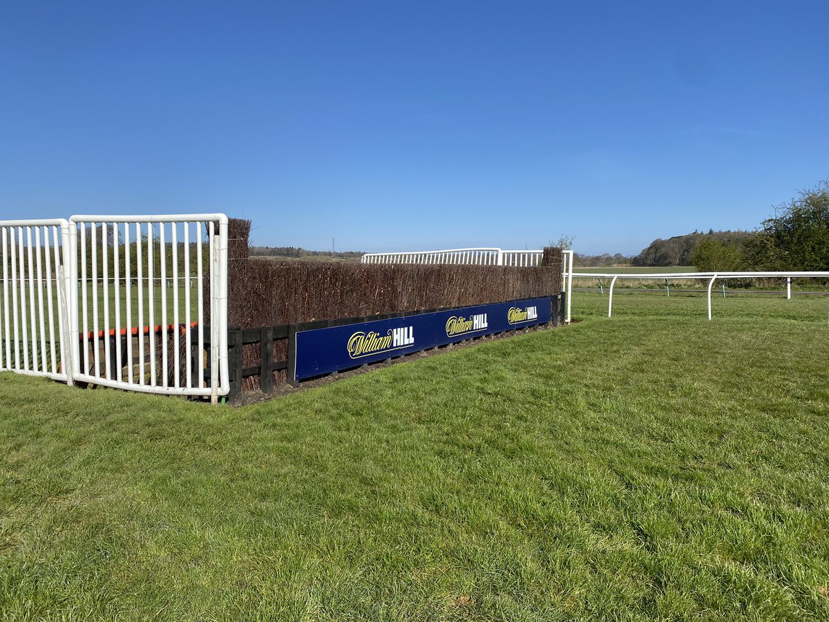 The teams have had a busy few days Branding @PerthRacecourse ready for their season opener, sponsored by @WilliamHill. #sponsorship #HorseRacing #signage #branding