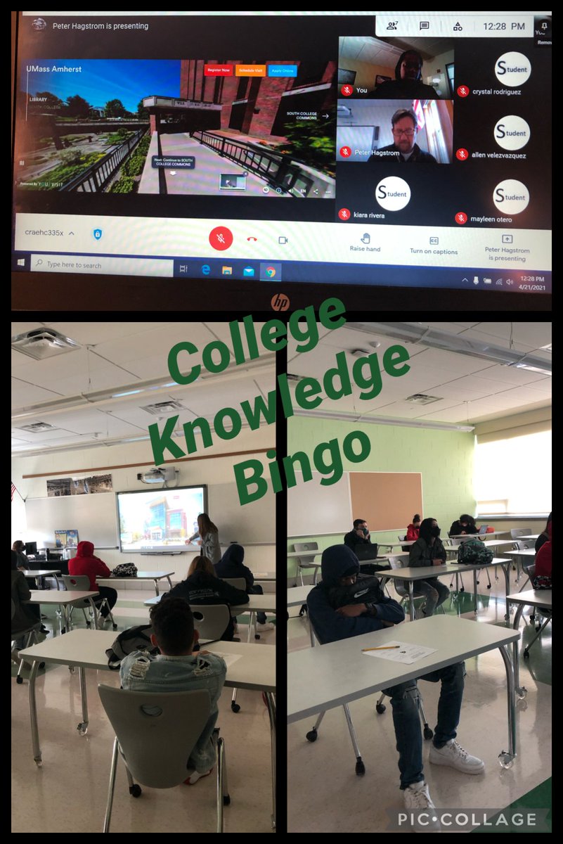 MHSCounseling21's tweet photo. Day 2 of 10th Grade College Field Trips! So happy we were able to take every 10th grader on a virtual college field trip as well as play a great “College Knowledge Bingo” game! @ctrisenetwork @JFlynnMHS
@MHSCareerCtr @MHSCounseling21 https://t.co/VWIg8nPyLr