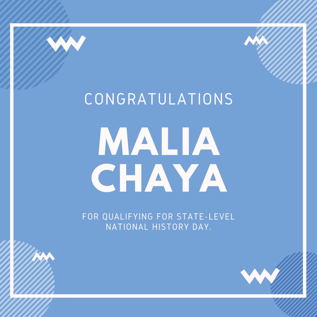 MHAcad's tweet photo. Congratulations to Malia C. who qualified for the state-level National History Day with her individual exhibit in the senior division! #nationalhistoryday 
#MountainHeightsAcademy #education #learning #digitallearning #educational #teach #onlineschool #onlinelearning #uted https://t.co/8PM6gz4a2o