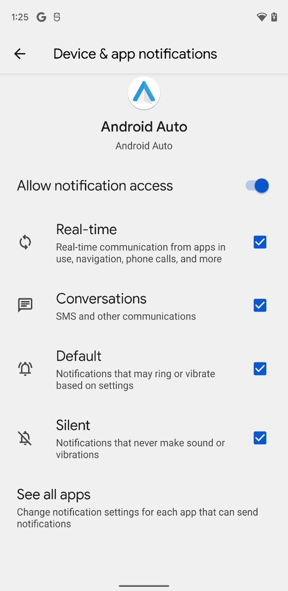 You can now fine-tune the level of notification access an app with a Notification Listener service has.