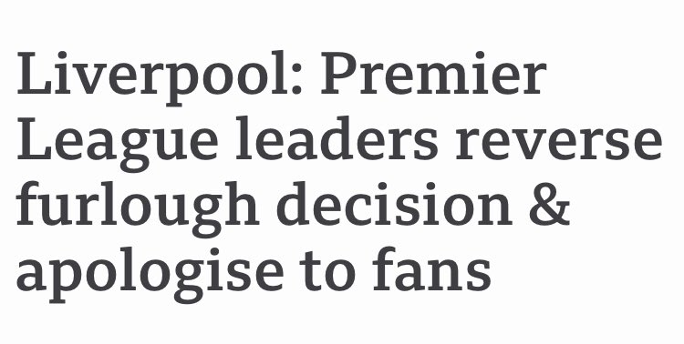 April 2020: During the Covid Pandemic, multi-billionaire owner John W Henry places non-playing staff on furlough reducing their wages by 20%. Only reversed because of fan pressure, not their morality. Disgraceful