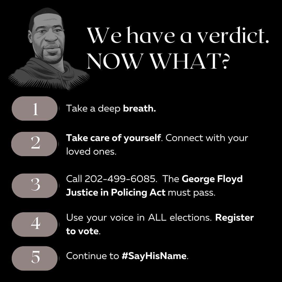 46Hoperd's tweet photo. On the same day three guilty verdicts for #DerekChauvin were read, #MaKhiaBryant a teenaged girl was shot by police. We still have much work to do. Below are some things to do now in addition to volunteering with #46HopeRoad: https://t.co/bYj0axlzZJ https://t.co/qfRMozDp9Z
