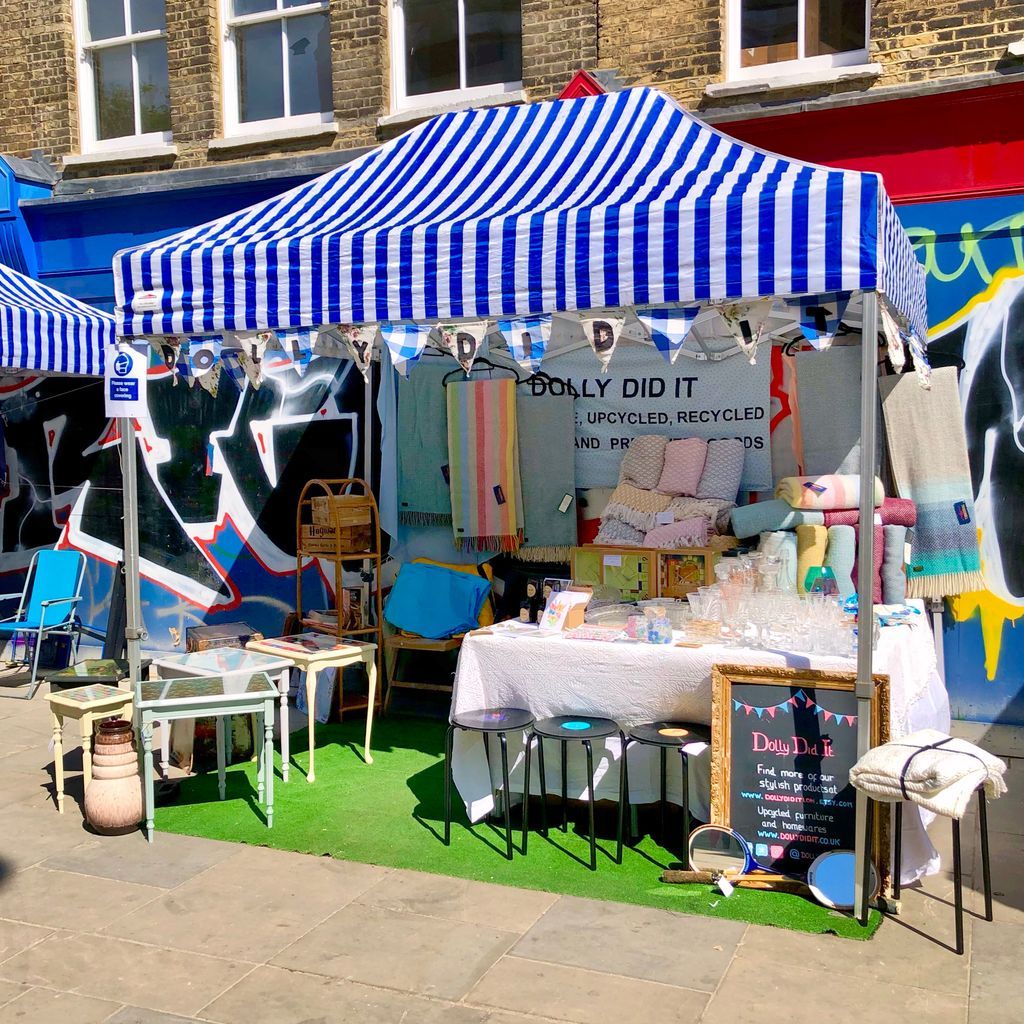 Very excited and grateful to be trading again. Our first one back was last Sunday at <a href="/hernehillmarket/">hernehillmarket</a>, we had an amazing day and will be there again on the 2nd May ❤️☀️♻️

#inbizhour #yourbizhour #mysmallbiz #queenof #upcycling #hernehillmarket