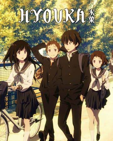 i actually cannot stand chitanda and find her curious thing rlly annoying. i watched this for abt 6 eps and waited for sumn to happen but nothing did + i like oreki he's funny + the animation is gorgeous (kinda makes me sad too bc of the studio :()