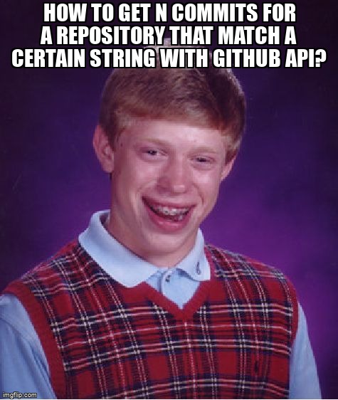 overflow_meme's tweet image. How to get N commits for a repository that match a certain string with github api? stackoverflow.com/questions/6719… #githubapi #github