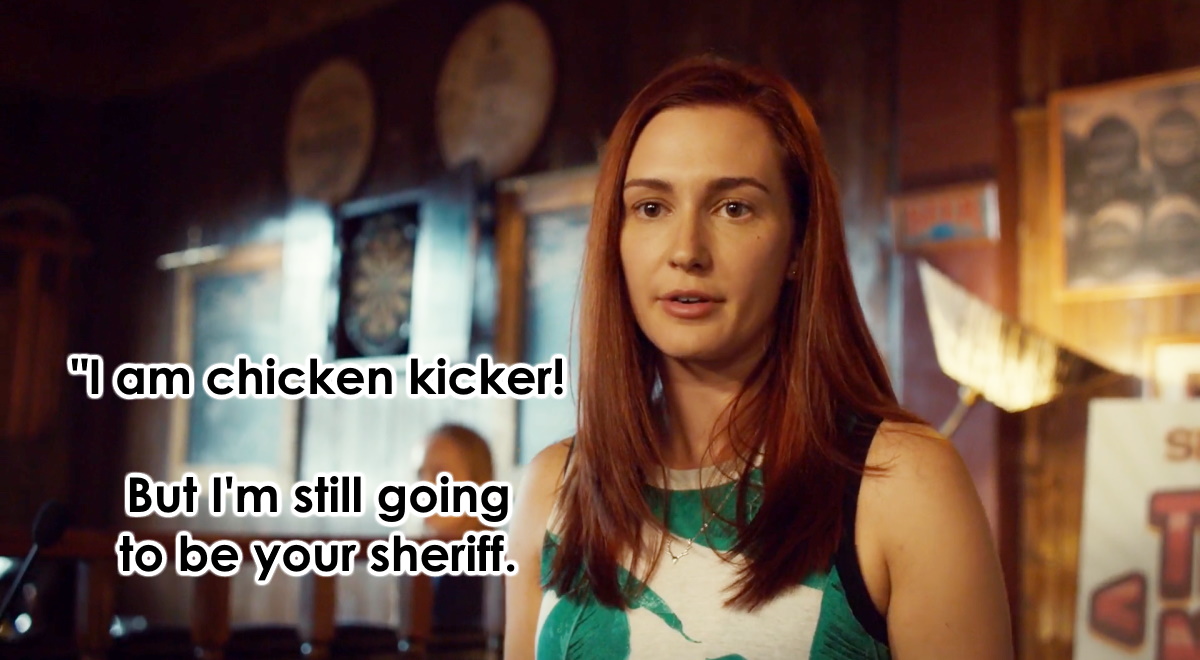 Continuing my list of things about  #WynonnaEarp that bring me joy:3) how Nicole Haught is uncompromising. She doesn't ask people to be who they aren't, she doesn't tolerate patriarchal bullshit, she doesn't cheat at drinking games, she's your sheriff #BringWynonnaHome  @TheCW