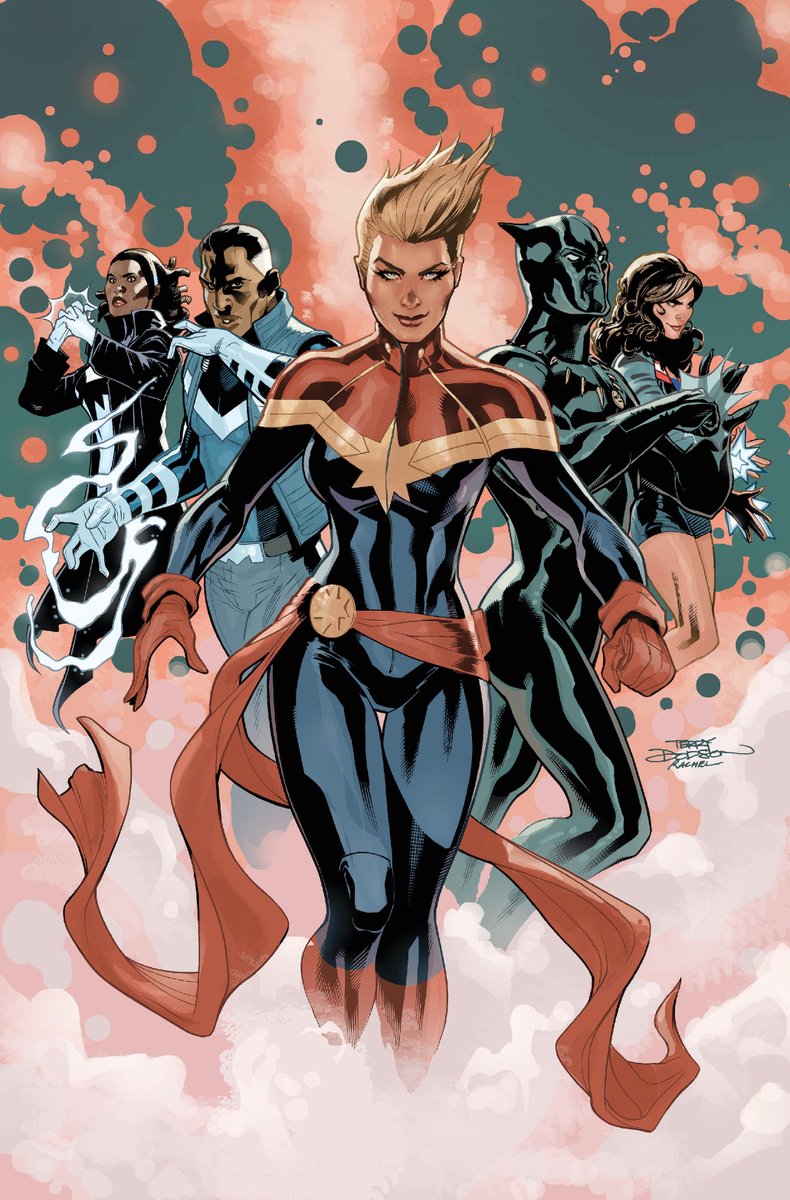 7. The Captain Marvel costume was slightly altered by  @kristaferanka for her post-Secret Wars 2016 series, and that's the main look she's sported ever since, except she's got long hair again now.