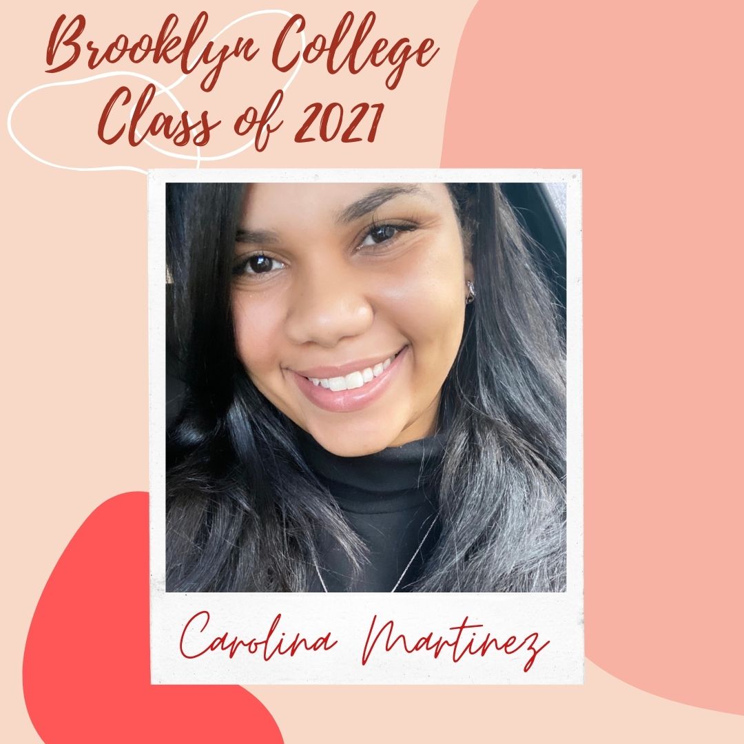 ISSOBC's tweet photo. Please join us in congratulating Carolina Martinez. Graduating with a B.A. in English and minor in Comparative Literature. Congratulations 🎉 Brooklyn College Class of 2021!

#bcimmigrantstudents #bcspanishclub #bcfamily #bachelorsinenglish #englishmajor #comparativeliterature https://t.co/nk2V6WNplm