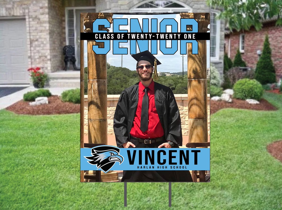 Custom #yardsigns for your grad! a1sportstx.com/product-catego… <a href="/NISDHarlan/">Harlan High School</a> #harlanhs #harlanhawks #harlanseniors #talonsup #hawkyeah #yardsigns #graduationshirts