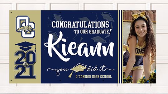3' X 6' Graduation Vinyl Banners a1sportstx.com/product/gradua…
<a href="/NISDOConnorHS/">O'Connor High School</a> #oconnorhs #oconnorpanthers #pantherpride #oconnorseniors #graduationbanners #bannerprinting #graduationshirts #yardsigns