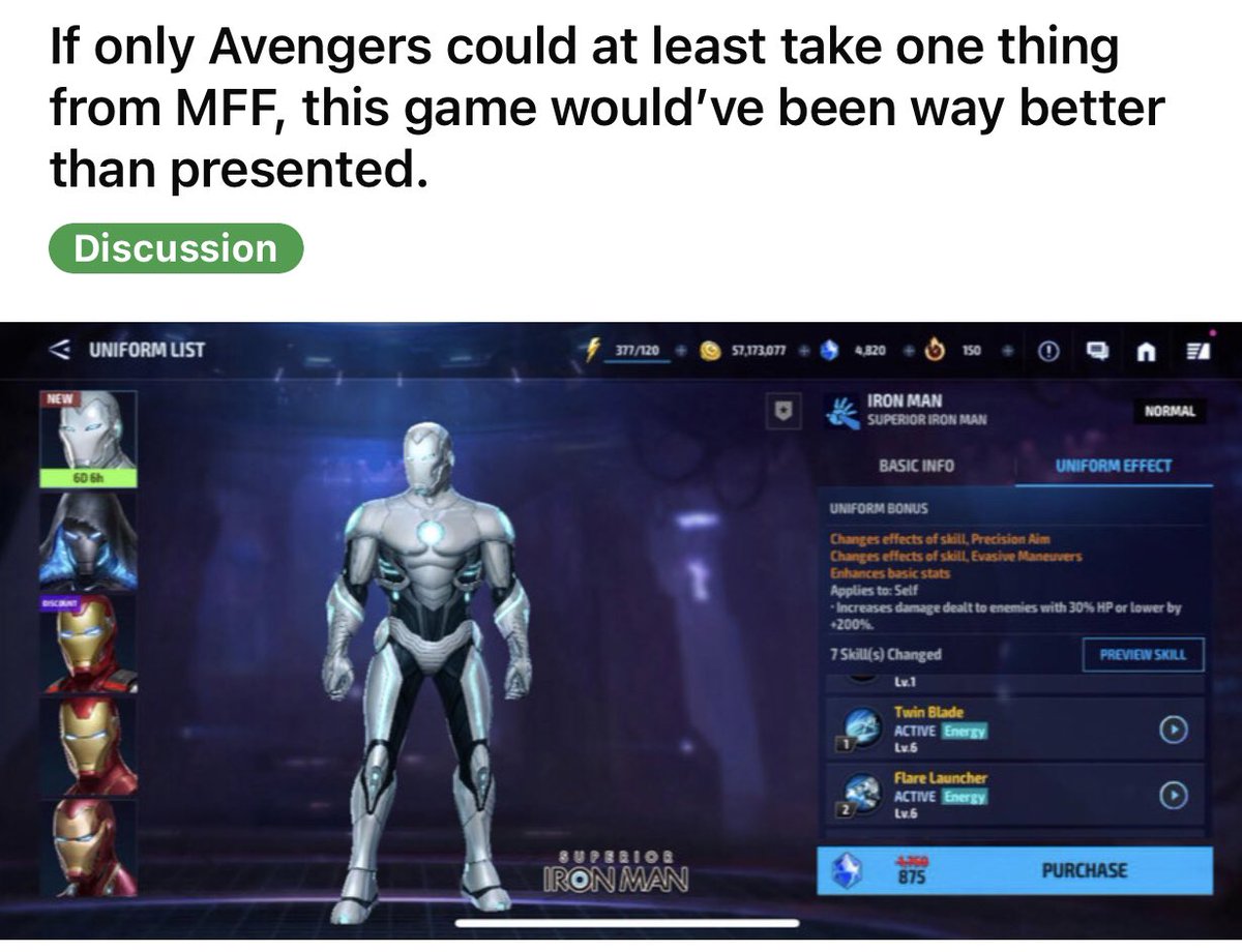 te56957551's tweet photo. @PlayAvengers 
👇👇👇👇👇👇👇👇👇👇👇👇👇
@CrystalDynamics #LackOfCreativity  

#Reassemble #MarvelAvengers #Gaming #Marvel https://t.co/Kbb35JXhmd