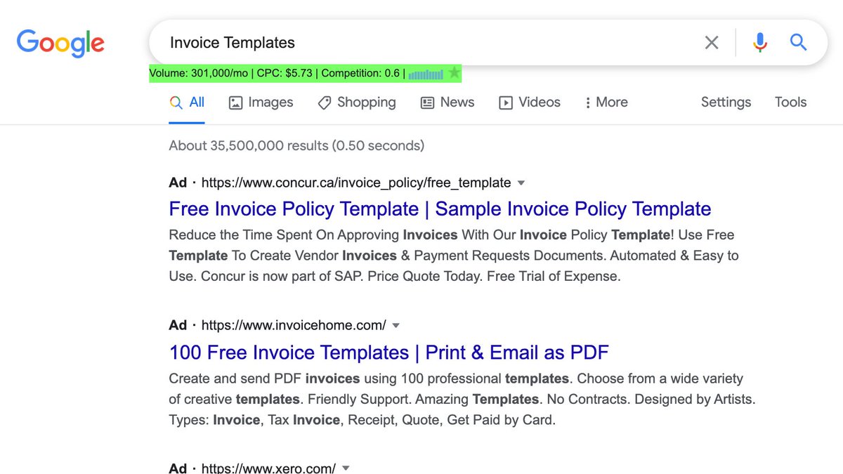 Here's a fact for you  Each month there are:301,000 searches in Google for "invoice template" and.. .12,100 searches in Google for "invoicing software"There's still a ton of value to be had in this space. The market is still early and ripe for innovation.