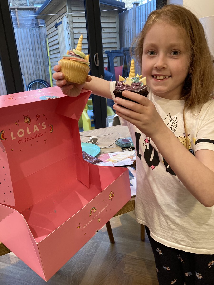 SophieHearsey's tweet photo. Gorgeous! Please put me down for Lolaโs unicorn cupcakes every single birthday for ever more ๐ฆ #powerpitching #lolascupcakes #thatslifemagazine https://t.co/z5JCbcaAQR