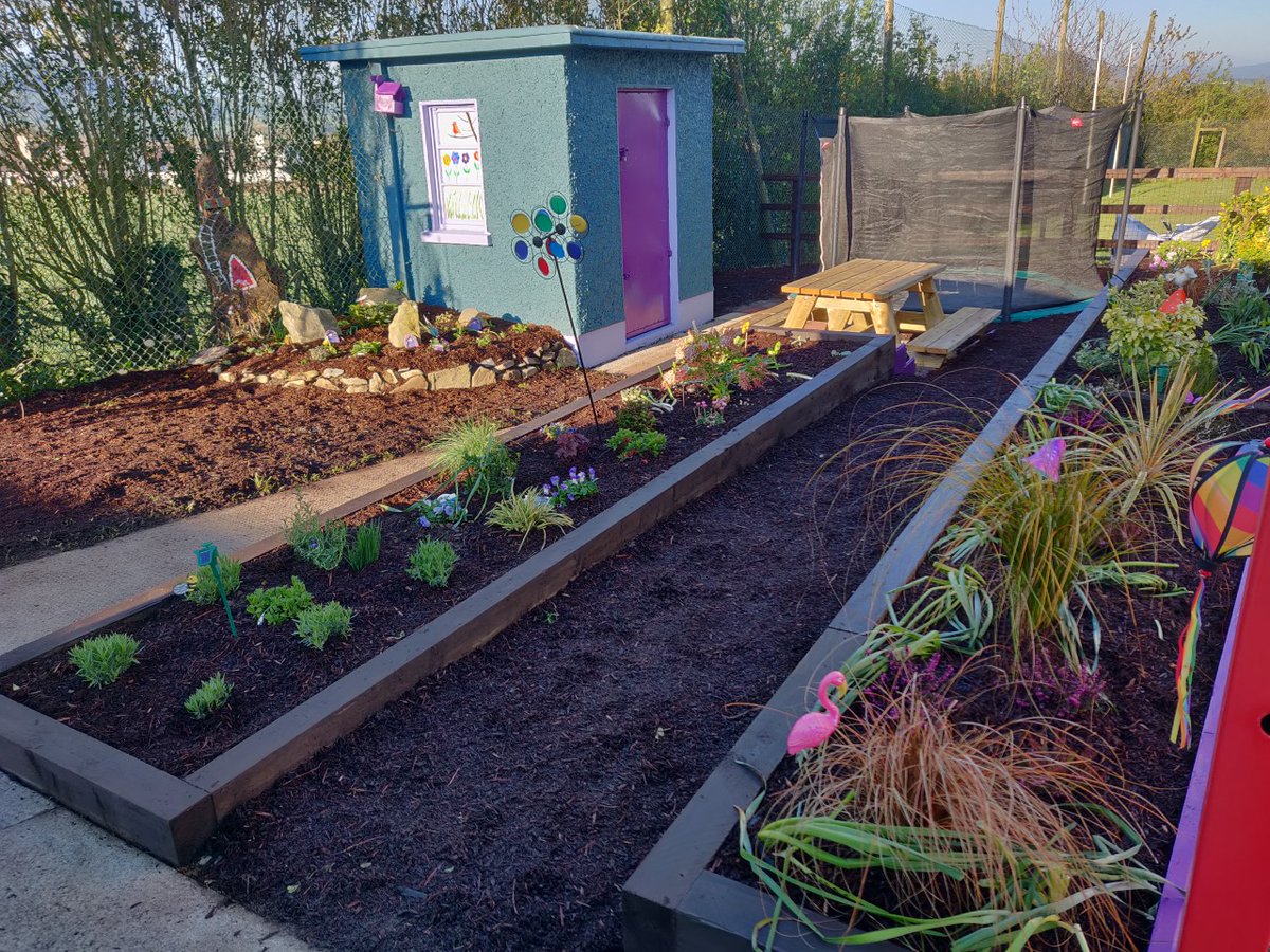 anglesborons's tweet image. Our new sensory garden is complete. This is part of our involvement with the Autism Friendly Schools initiative run by @AsIAmIreland Ms Murphy was interviewed this morning and will feature in the Irish Times as part of this. More pics at bit.ly/2RO3El3