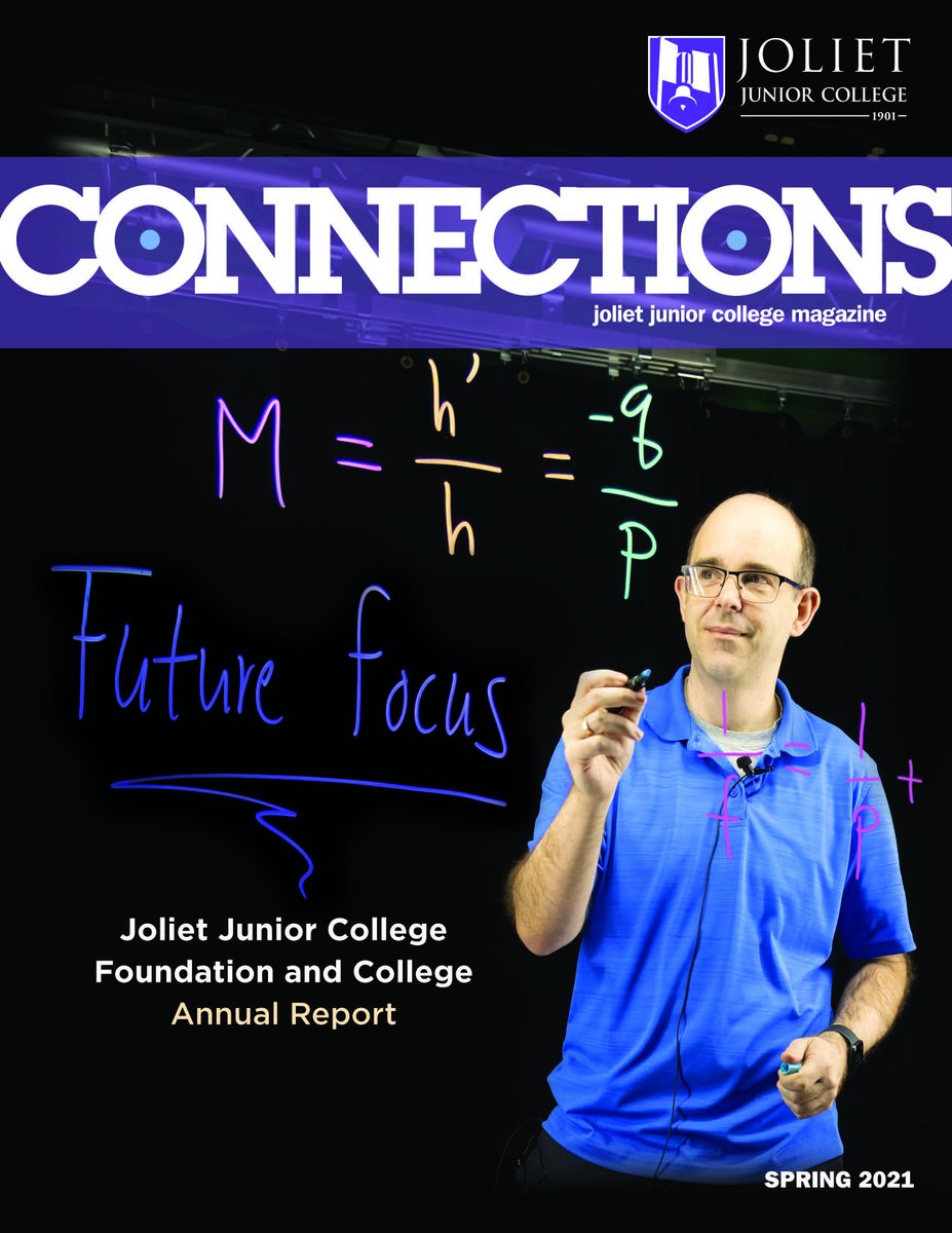 Proud to share JJC's Spring Connections Magazine! Learn about new ways of learning through lightboard technology, growth in JJC's mental health services and apprenticeship program, look back on evening classes from the 1950s, and more. online.flippingbook.com/view/827661071/ #myjjcjourney