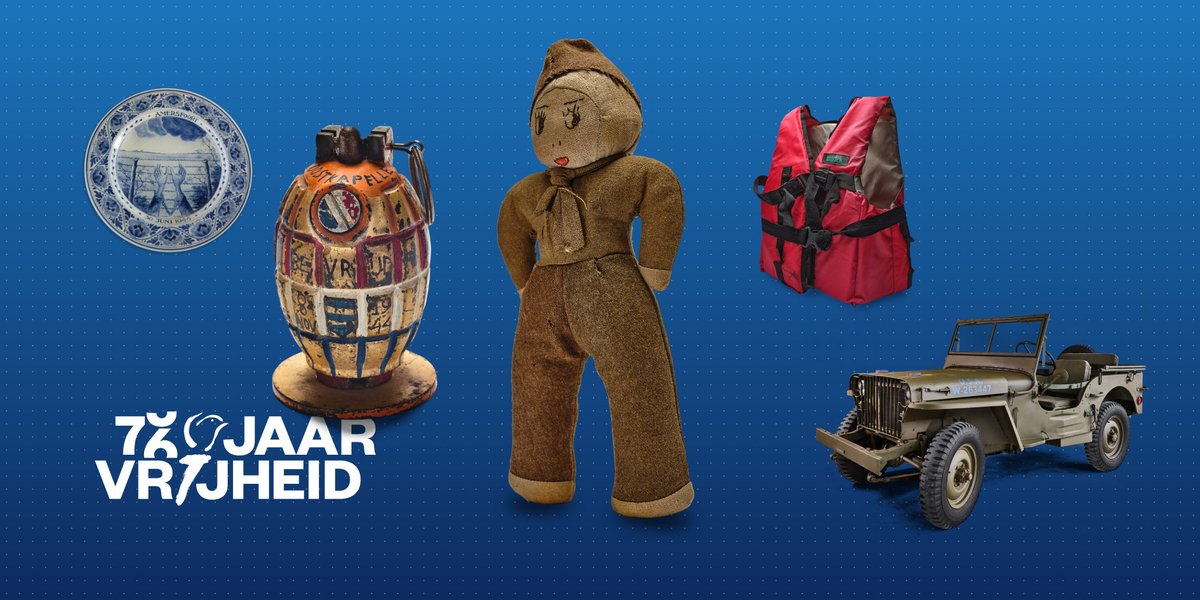 We staan stil bij onze vrijheid, 76 jaar na het einde van WO2. Bekijk de vele activiteiten en bijzondere voorwerpen over vrijheid online, waaronder de kajak uit onze collectie die de 17-jarige Pieter Timmerman maakte om aan de Arbeidseinsatz te ontsnappen.
tweedewereldoorlog.nl/na75jaar