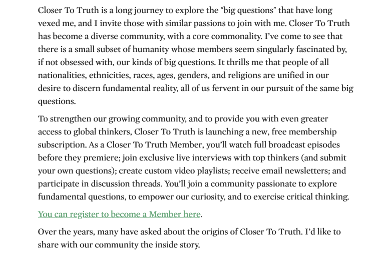 Closer To Truth tweet media