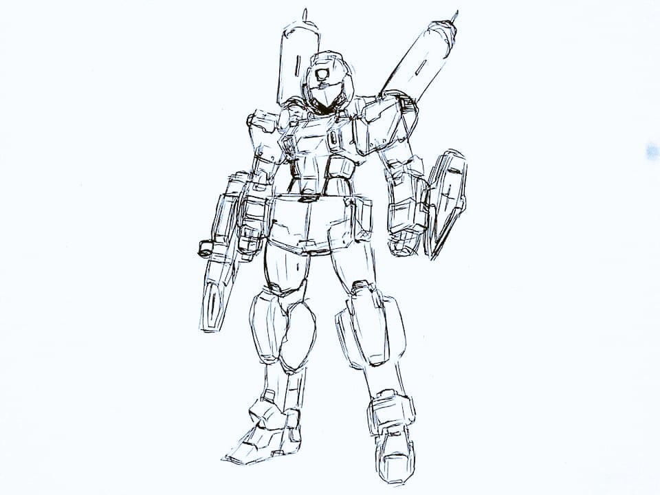 昔 描いた 落書き です 一枚目は ジム 二枚目は ドム 三枚目は 浅田雅央 アニメーター志望のイラスト 昔 描いた 落書き です 一枚目は ジム 二枚目は ドム 三枚目は 浅田雅央 アニメーター志望のイラスト