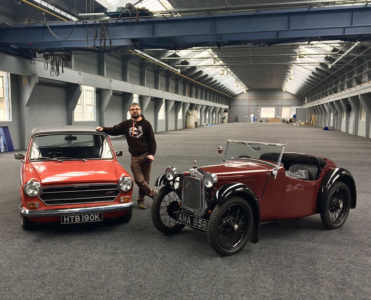 Had a great day today with @HubNutVids We think he enjoyed his day and can’t wait to see the end result 👌🏻 #Derbyshire #classiccars #driving #British