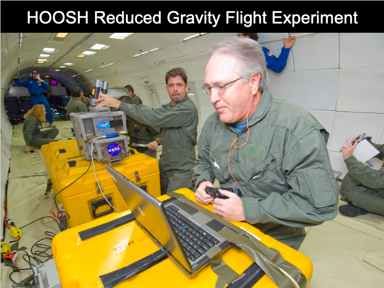 We've done a lot of experimental work to understand how much lunar soil will blow because of the rocket exhaust during a landing. The work included reduced gravity flights measuring soil erosion in lunar gravity. /2