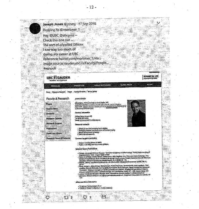 rohanarezel's tweet photo. I have obtained evidence showing @Airbnb monitoring housing advocates in Vancouver including @mortimer_1, @brettdrc, @jonesj and me.

Airbnb then made a dossier of our social media posts and sent it to @CityofVancouver. Here's one page from the dossier.

#vanre #vanpoli https://t.co/TWSZqxZklq