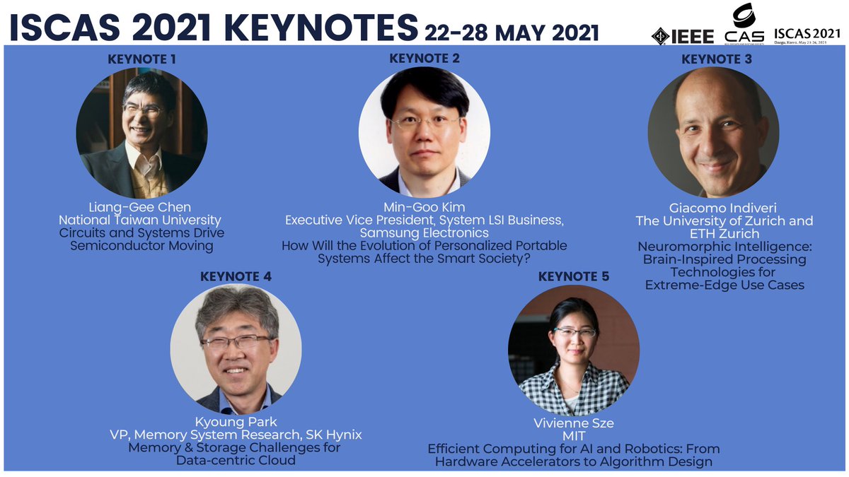 IEEE CAS Society (@ieeecassociety) on Twitter photo We encourage you to explore the 2021 <a href="/IEEEISCAS/">IEEE ISCAS</a> website to learn more about this year's Keynote Speakers bit.ly/2RKQKnW We encourage you to explore the 2021 <a href="/IEEEISCAS/">IEEE ISCAS</a> website to learn more about this year's Keynote Speakers bit.ly/2RKQKnW