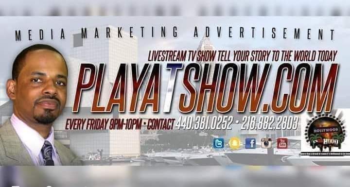 Tune in watch PlayaTshow.com Hollywood In Da Hood the livestream T.V talk show on the web with interviews with everyday people and celebrity, live performances and sketch comedy Friday nights 9pm EDT