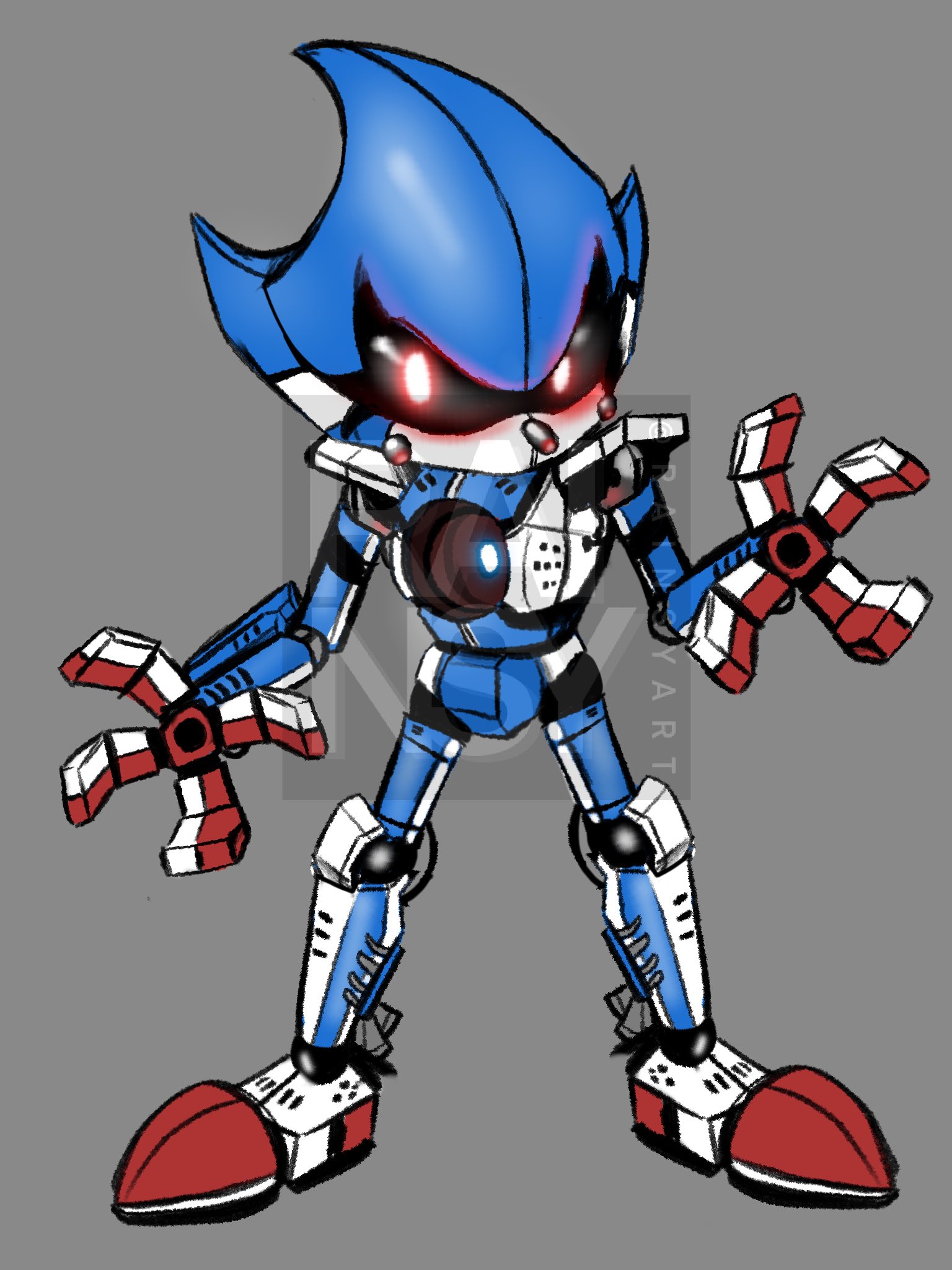 Metal Sonic Redraw : r/SonicTheHedgehog