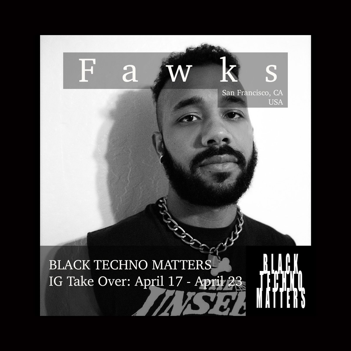 Fawkstales's tweet photo. I've taken over @blacktechnomatters for the week to highlight some of the most influential people in techno that shaped my style as well as showcase some friends who really know how to turn a tune.
#Fawks #FawksTales #blackboyjoy #brownpower #blackmagic #DJ #Techno #SF #queer https://t.co/5xzwhESRti