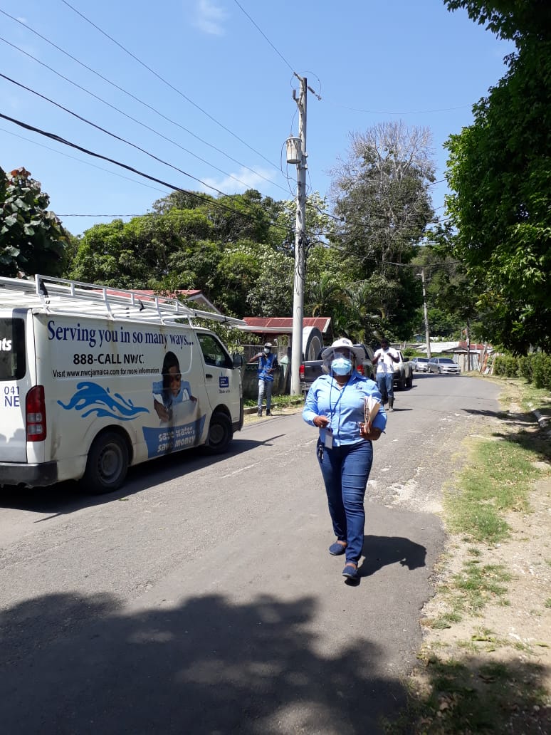 NWCjam's tweet image. #DisconnectionDrive | Our Disconnection Team is now on location in St Mary, where our massive disconnection drive is in high gear and will continue throughout this week. There will also be regularization of supply. If you are a resident, come out and have your queries addressed.