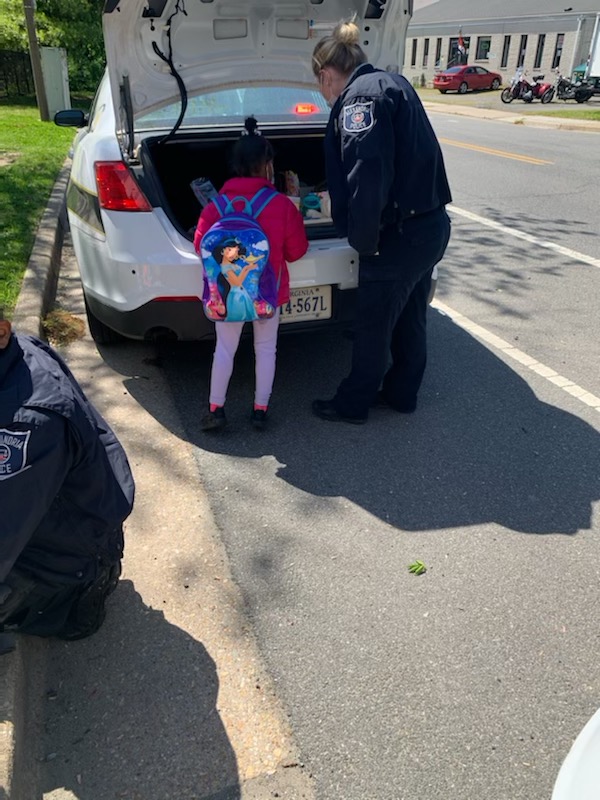 What a great surprise! Officer Dunn and Officer Bennie of the <a href="/AlexandriaVAPD/">Alexandria Police</a> dropped off toys for our students! The kids had so much fun picking out their very own toy to take home and meet the officers. 
Thank you so much ACPD!
