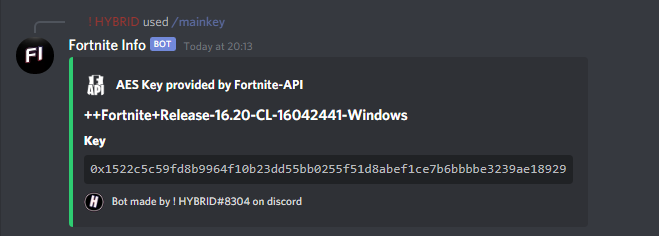 FortniteNotices's tweet photo. 👀 Do you see that?
Looks like i will be getting slash command support 🥳 https://t.co/Z5AgP8o3rU