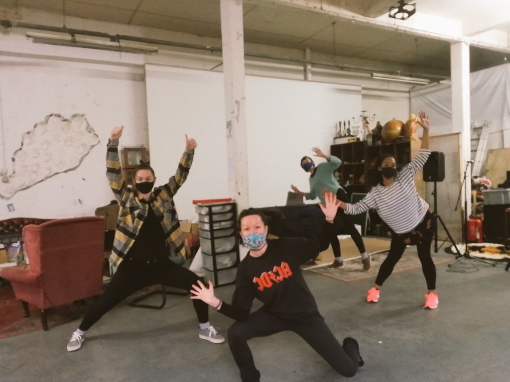 Awesome day rehearsing at <a href="/friction_arts/">Friction</a> today with <a href="/Sarah__Workman/">Sarah Workman</a> on board too. So good to have some music in the room 🎶