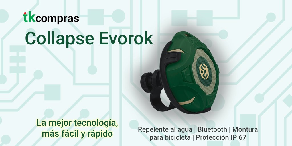 TkComprascom's tweet image. Ya sea rodando o flotando, que el sonido de la aventura nunca pare. 🚣🚴
¡#Collapse te seguirá el paso! 🏃🏃‍♀️
Adquiere tu nueva bocina resistente al #agua 💦 aquí
bit.ly/2R9zokv